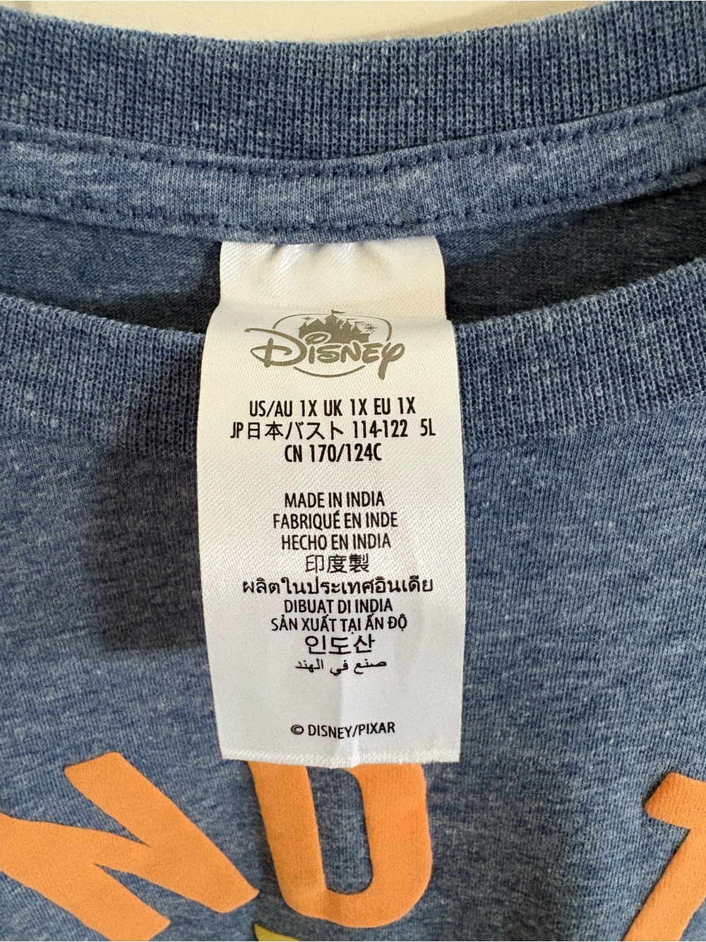 Disney Parks Dug Up Graphic Tee 1X Plus Size NWT Pixar Shirt - Picture 4 of 9